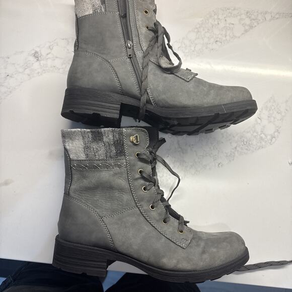 Earth Origins Rowan Gray Ankle Boots 11 - Picture 1 of 8